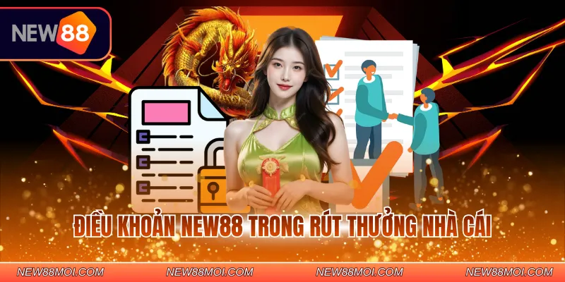 Điều khoản NEW88 trong rút thưởng nhà cái