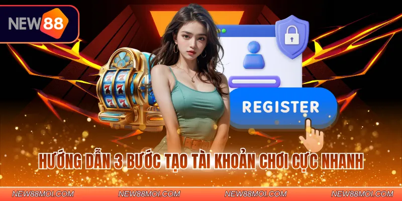Hướng dẫn 3 bước tạo tài khoản chơi cực nhanh