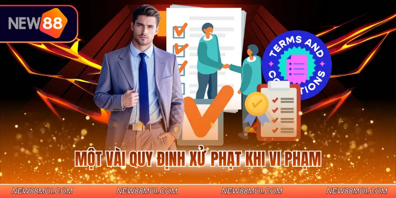 Một vài quy định xử phạt khi vi phạm
